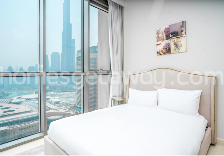 Bedroom, Homesgetaway-3BR Apt. in Downtown Views, Dubai