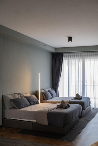 Bedroom 2, Deluxe Seaview Suite Twin Bed by The Only Bnb, Pulau Penang