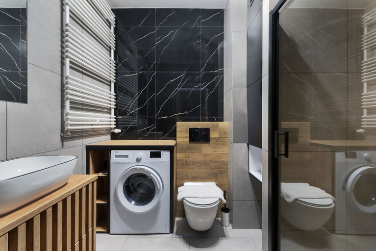 Bathroom 2, RentPlanet - Apartamenty Wiktoryn, Warsaw