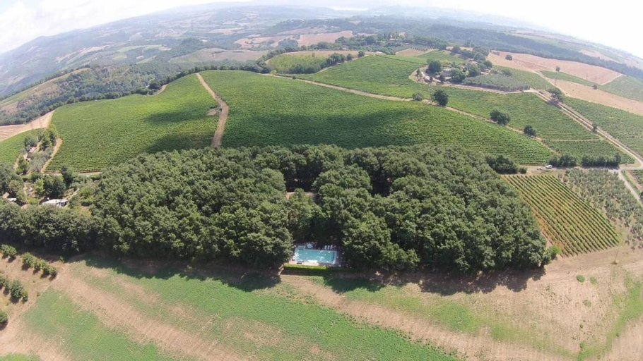 Aerial view, Charmy Country House, Terni