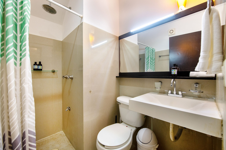 Bathroom 4, Family vacations apartment ocean view, Benito Juárez