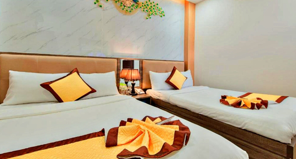 Bedroom 2, HANZ Gia Hoang Hotel Dalat, Đà Lạt