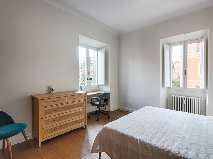Bedroom 3, Auditorium Elegant Apartment, Rome