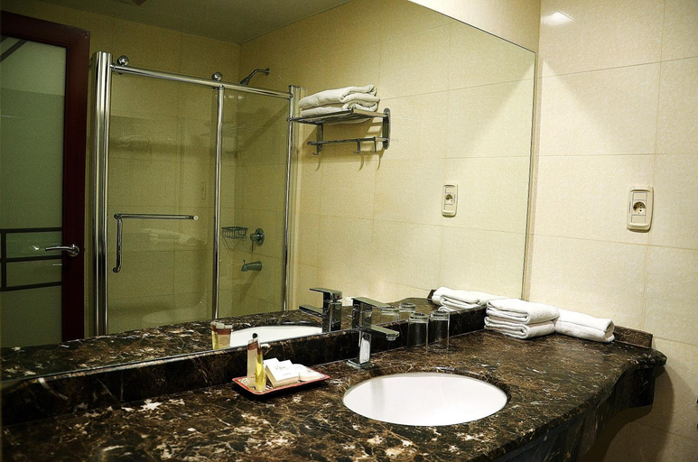 Bathroom 5, Mosaic City Hotel, Madaba