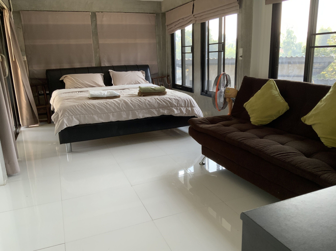 Bedroom 4, Morocco blue cafe by chilong river farm, Kosum Phisai