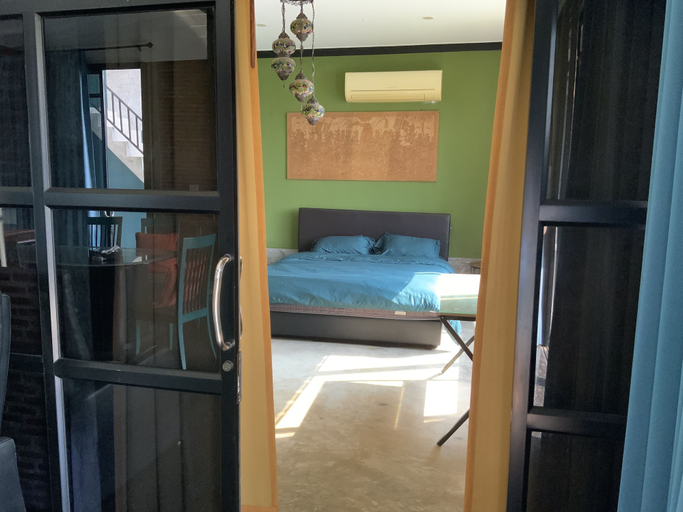 Bedroom 4, Morocco blue cafe by chilong river farm, Kosum Phisai