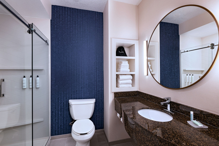 Bathroom 3, Fairfield Inn & Suites Hillsboro, Hill