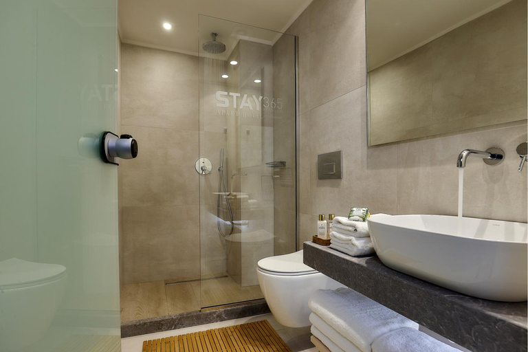 Bathroom 5, Stay 365 Heraklion Apart Hotel, Crete