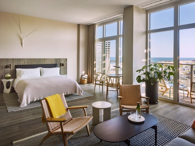 Bedroom 3, Asbury Ocean Club Hotel, Monmouth