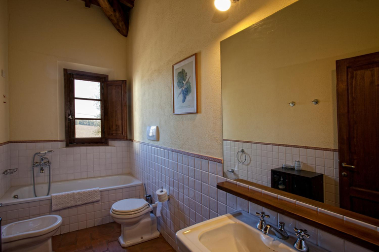 Bathroom 2, Agriturismo Podere Fornacino - Borgo Scopeto Winery, Siena