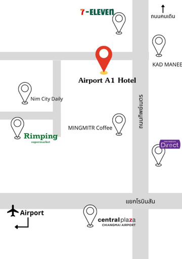 Others 5, Airport A1 HOTEL, Muang Chiang Mai