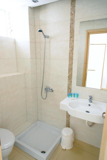 Bathroom 3, Stavros Beach Hotel, Central Macedonia