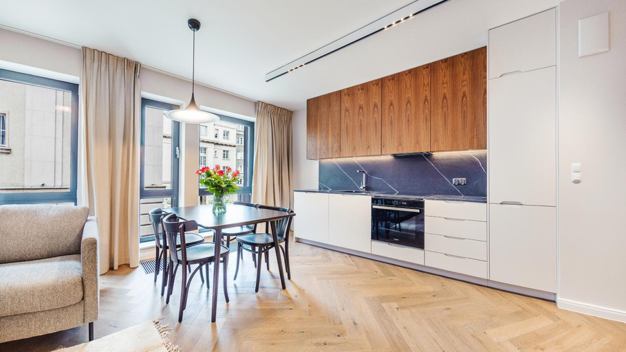 Kitchen 3, City Center Apartments Bank Polski, Gdynia