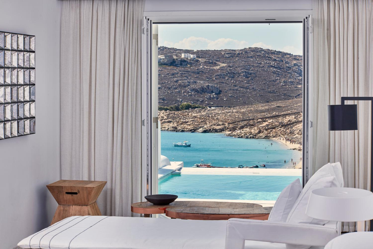 Bedroom, Royal Myconian - Leading Hotels of the World, South Aegean