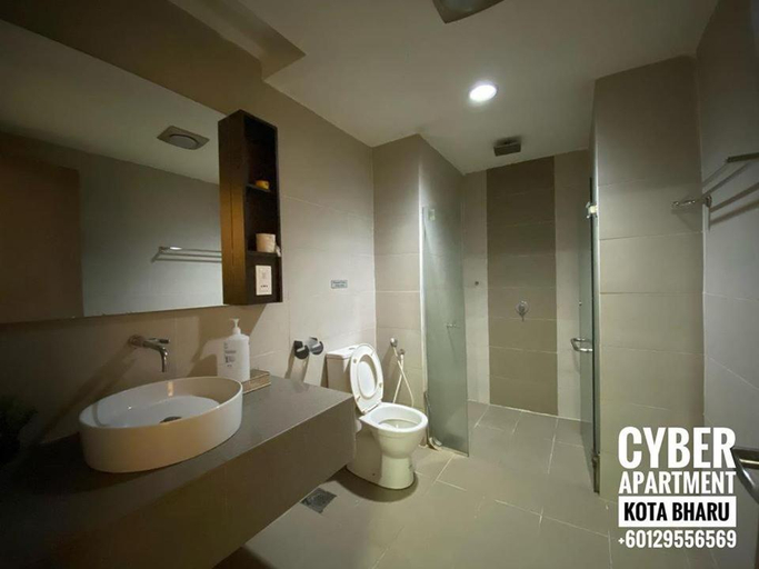 Bathroom 4, Cyber Studio Apartment, Kota Bharu