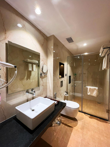 Bathroom 4, Sachika Hotels Guwahati - Pure Vegetarian, Kamrup