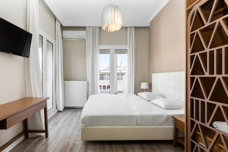 Bedroom 2, Apollo Penthouse by halu! Apartments, Central Macedonia