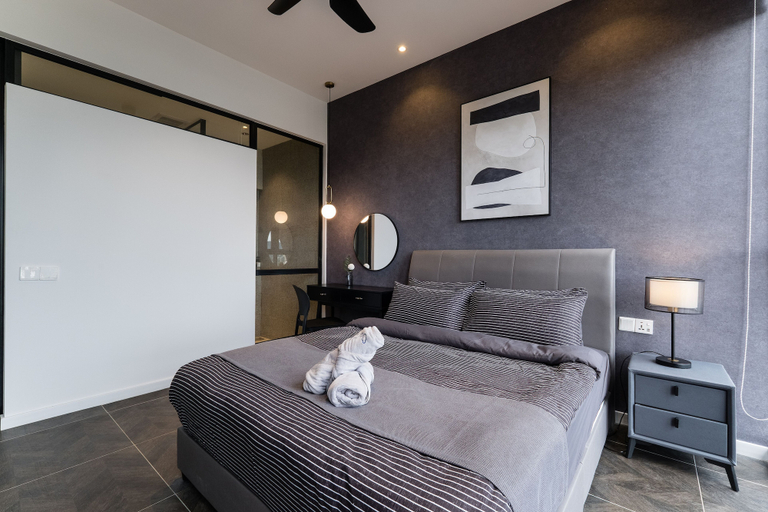 Bedroom 3, KLCC CityViewStayCation AT Scarletz Suites By HAPYHOME, Kuala Lumpur
