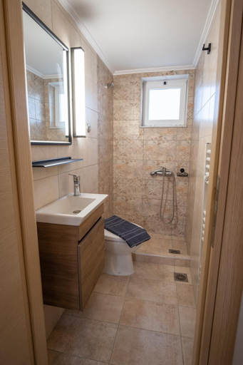 Shower 5, Villa Cool with Private Pool, Mountain & Sea View, Crete
