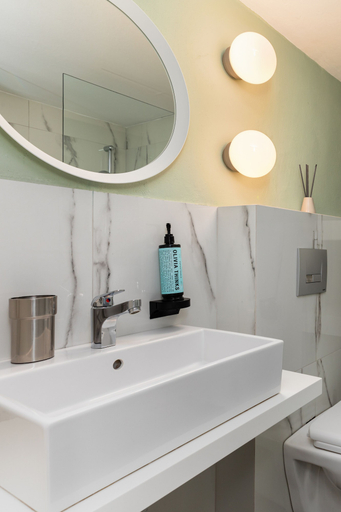 Bathroom 3, Apollo Penthouse by halu! Apartments, Central Macedonia