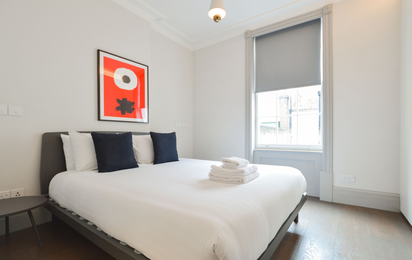 Bedroom, Soho Deluxe 1 Bedroom Apartment by Concept Apartments, London