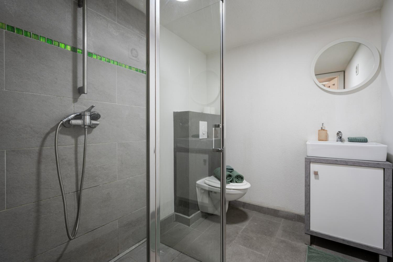 Bathroom 2, K27 - BP Modern Stay - Stylish Boutique Apartments by BQA, Budapesti