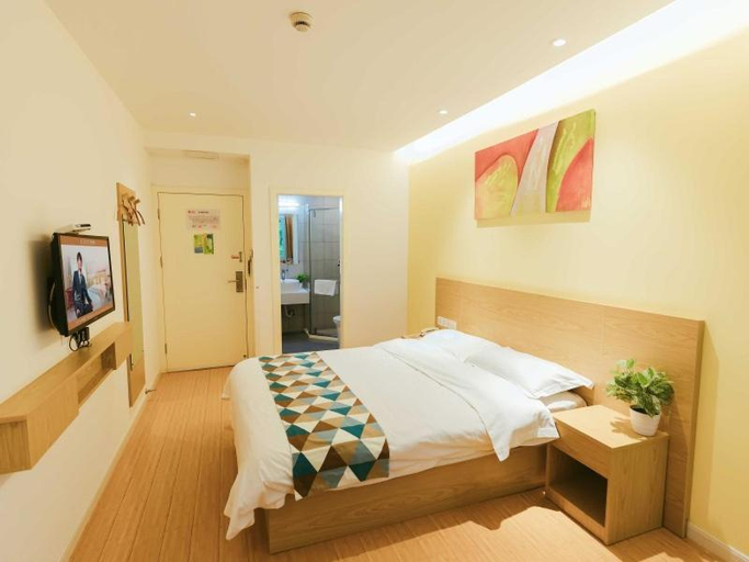 Bedroom 3, GreenTree Inn Shanghai Jiading North Metro Station Shuping Road Shell Hotel, Shanghai