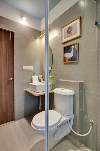 Bathroom 3, ELIVAAS Shourya Bliss Lux 3BHK Villa with Pvt Pool, Udaipur, Udaipur
