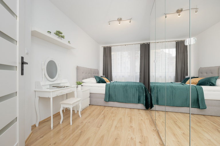 Bedroom 3, Apartment With Two Balconies by Renters, Warsaw