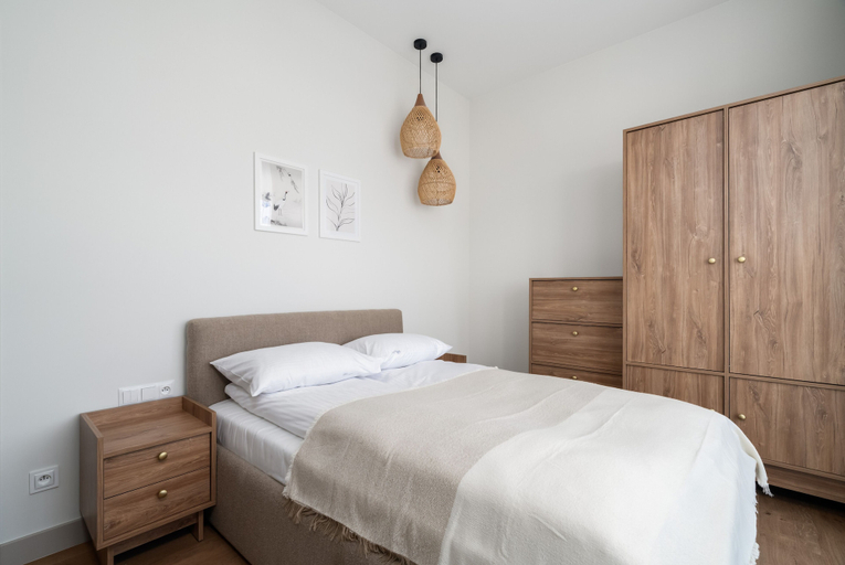 Bedroom 3, Beige Apartment Poznań by Renters, Poznań City