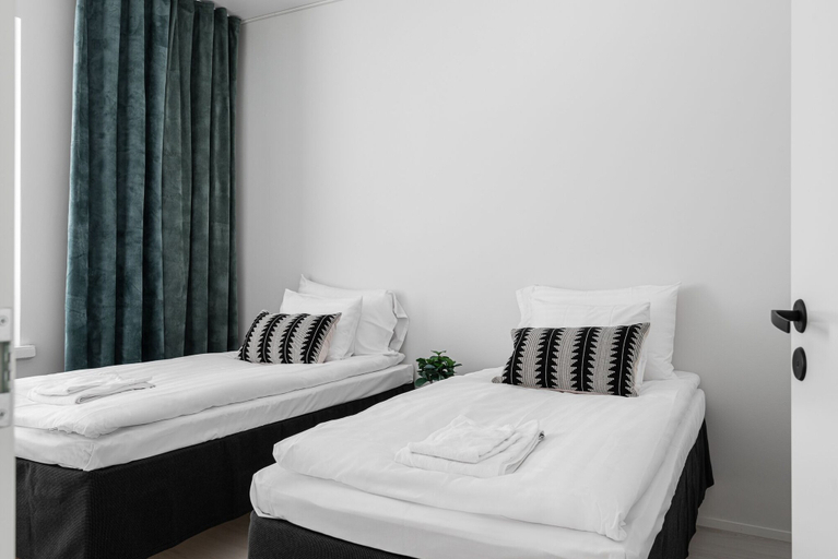 Bedroom 2, Prime Apartments Pori Central, Satakunta