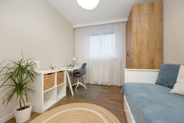 Bedroom 3, Apartment Słowackiego Gdańsk by Renters, Gdańsk City