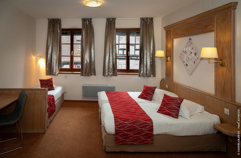 Bedroom 3, Logis Hotel De La Cloche, Bas-Rhin