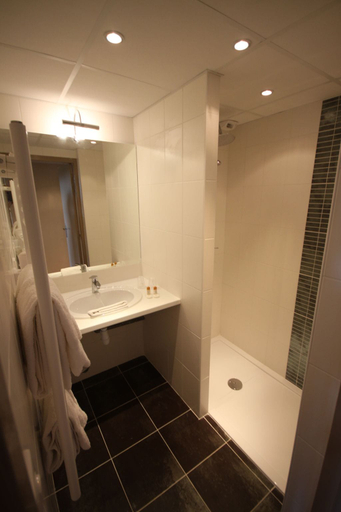 Bathroom 3, Logis Hotel Cadusia, Aube