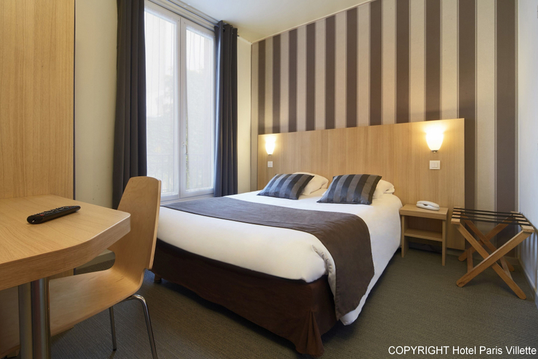 Bedroom 4, Hotel Paris Villette, Paris