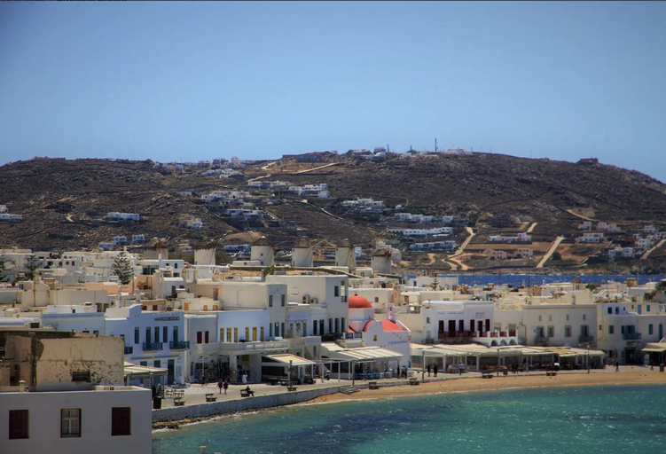 Exterior & Views 2, Yalos hotel sunset view, South Aegean
