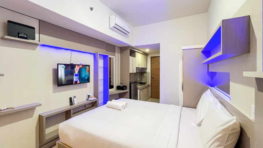 Bedroom 4, Best Choice Studio Apartment at Vida View Makassar By Travelio, Makassar