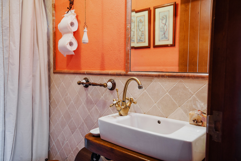 Bathroom 4, Masia Can Viver - Olive oil tourism B&B, Barcelona