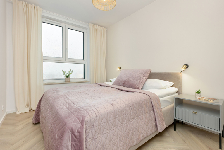 Bedroom 3, Modern Apartment With Balcony by Renters, Warsaw