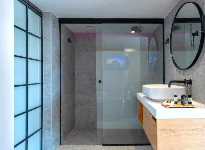 Bathroom 5, Ikaros Beach, Luxury Resort & Spa, Crete
