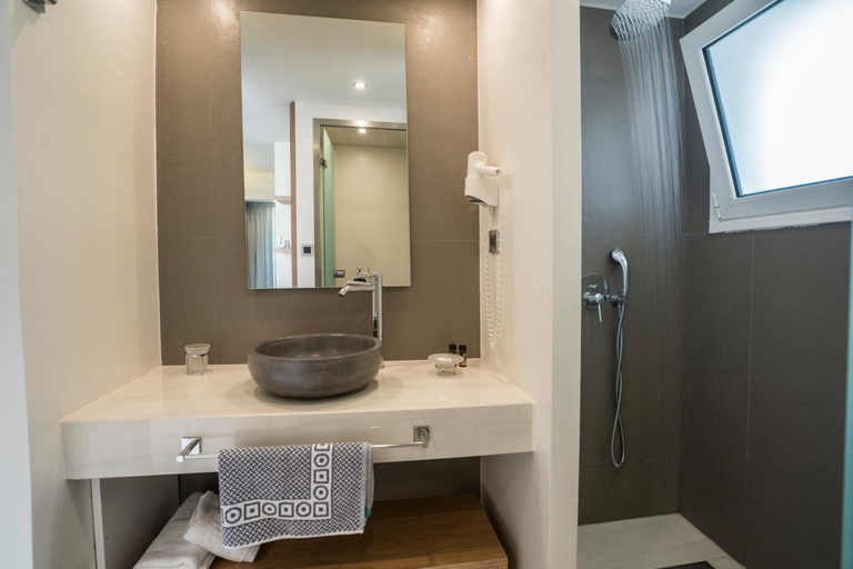 Bathroom 4, Atrion Hotel & Bungalows, Crete