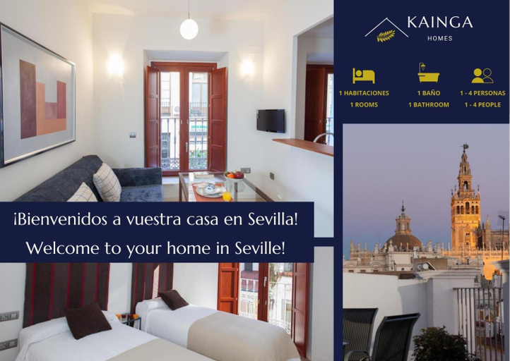 Bedroom, Apartamento Puerta del Arenal - Kainga Homes, Sevilla
