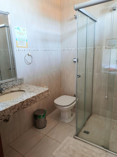 Bathroom 3, Hotel Vila Solar, Limeira