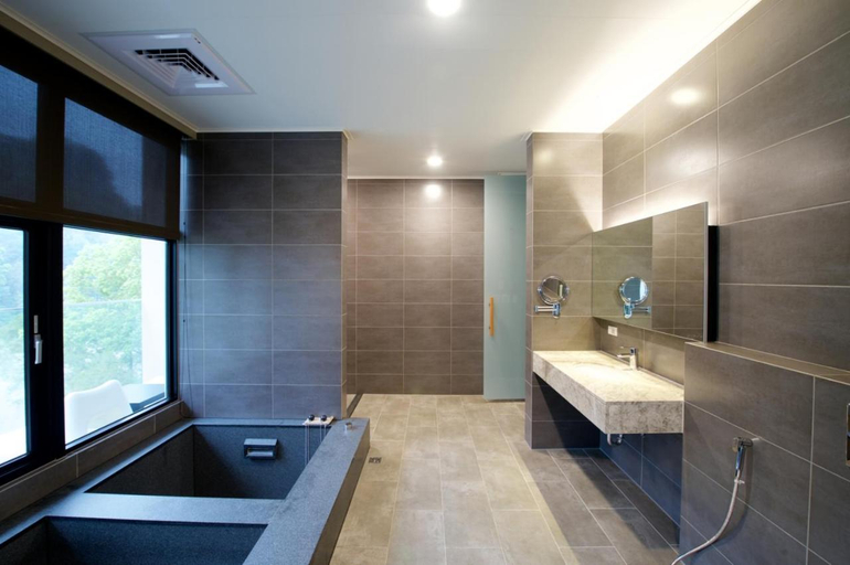 Bathroom 4, Hu Shan Hot Spring Hotel, Miaoli