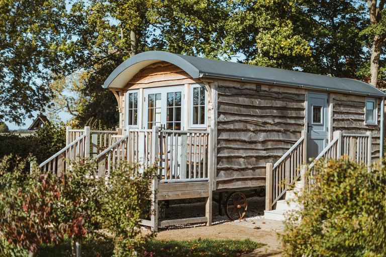 Exterior & Views 1, Hornington Manor Luxury Shepherd Huts, North Yorkshire