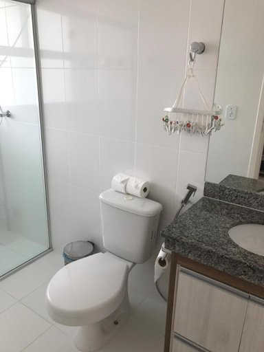 Bathroom 3, LACQUA DIROMA 2 FLATS UNIDOS com 2 suites e banheiro social extra, Caldas Novas