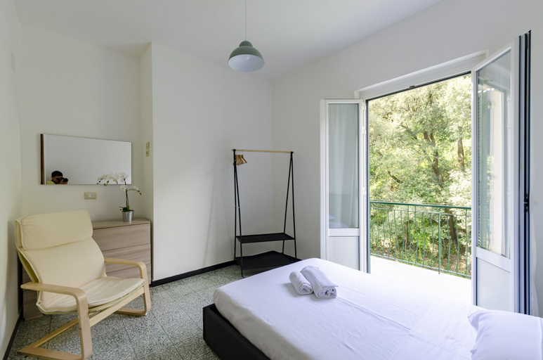 Bedroom 3, JOIVY Family Flat W/3 Balconies, 10 Min To Beach, Genova