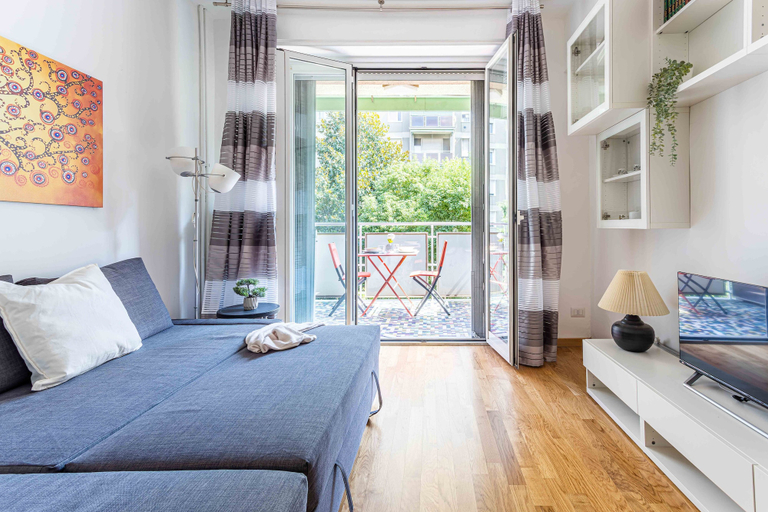 Living area 2, JOIVY Adorable Flat W/ Balcony, Milano