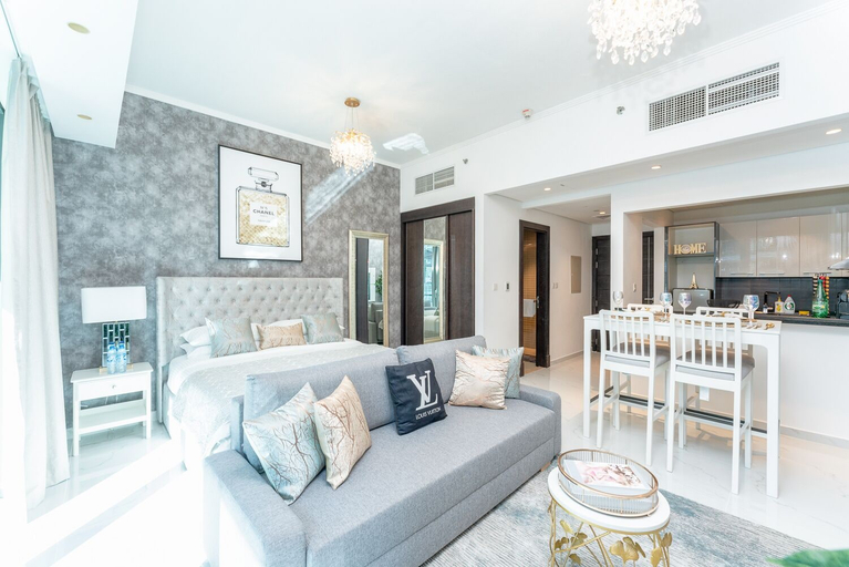 Living area, Lux Holiday Home Dubai Silverene Studios, Dubai