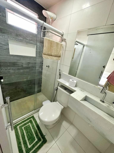 Bathroom, Chalés Coco Verde - Casas em Itacimirim, Camaçari